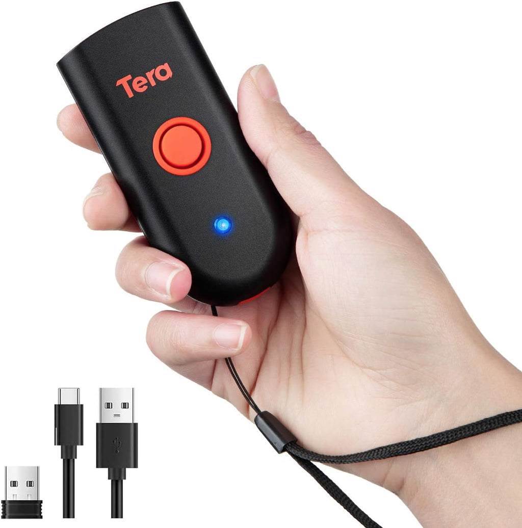 Waterproof Shockproof Mini Pocket 2D Barcode Scanner Pack of 2 Q418