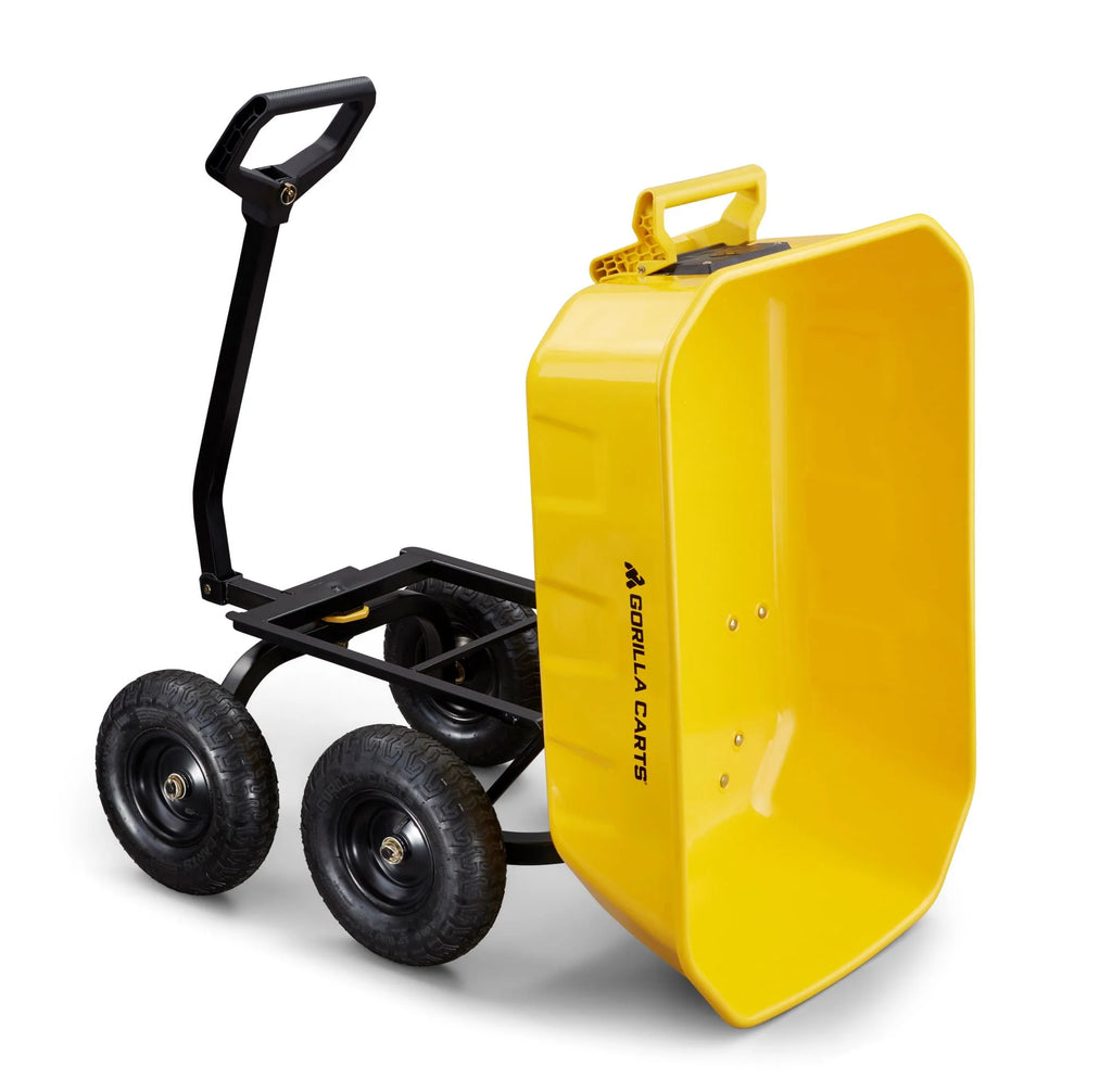 8 Cu. Ft. Steel Dump Cart, 1200 lbs. Capacity V556