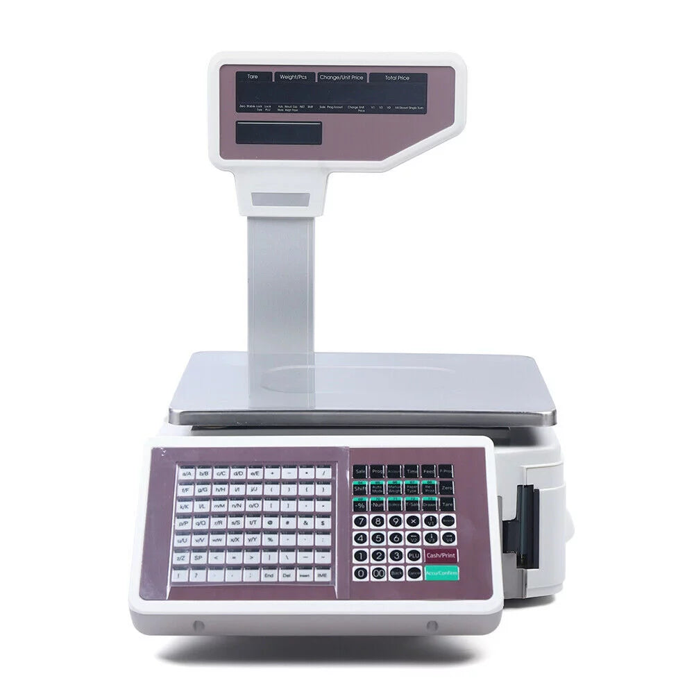 Price Computing Scale with Thermal Label Printer 66lb H4053
