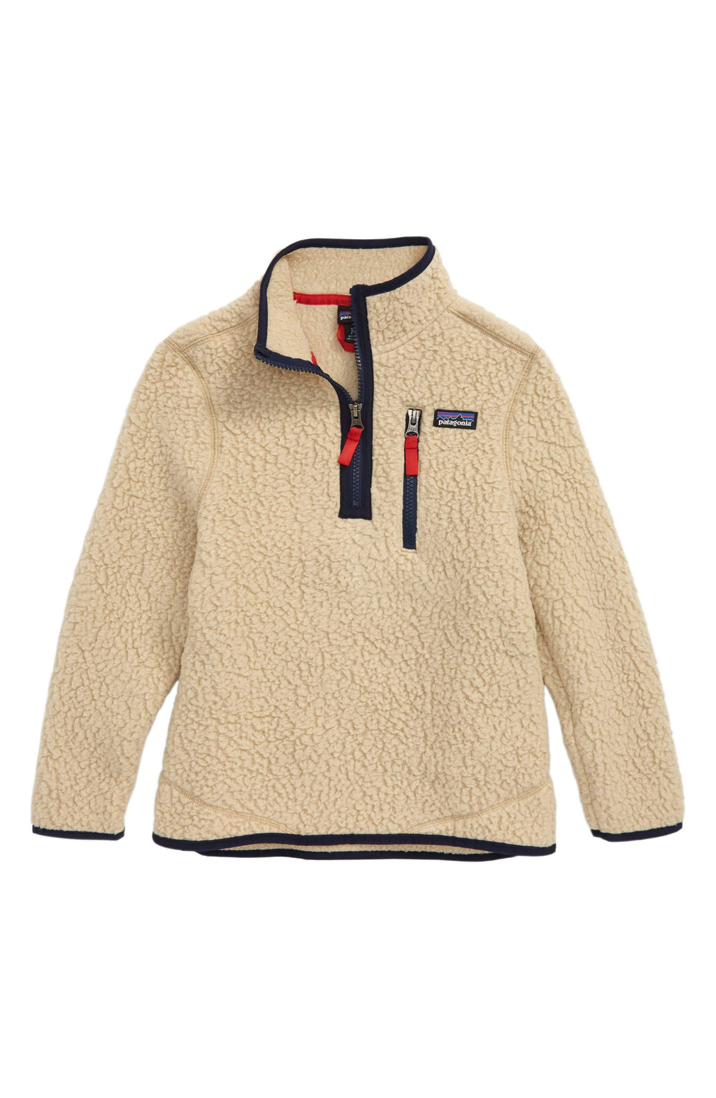Patagonia Boys Retro Pile 1/4 Zip El Cap Khaki / M P357
