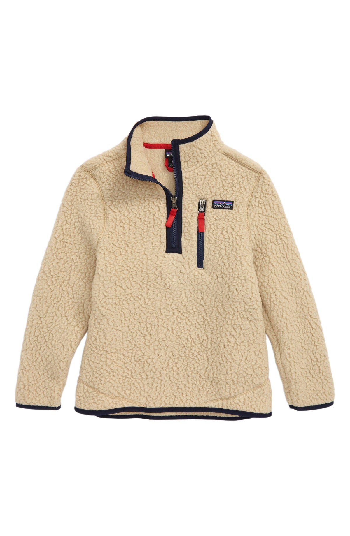 Patagonia Boys Retro Pile 1/4 Zip El Cap Khaki / M P357