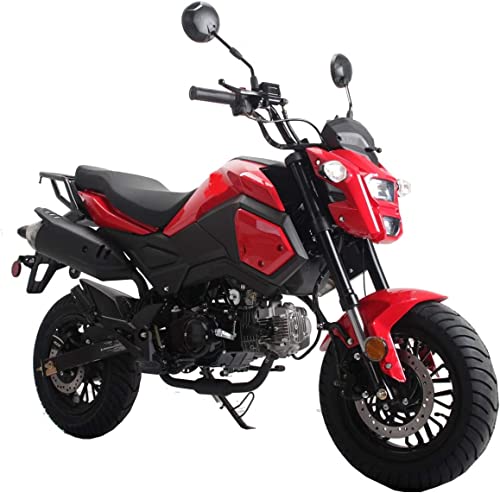 125cc Motorcycle Bike Dirt Bike Street Gas Bike Red Z9704