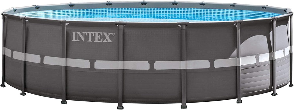 18ft x 52in Ultra Frame Pool Set with Sand Filter Pump, Ladder, Ground Cloth & Pool Cover K956432