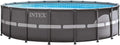 18ft x 52in Ultra Frame Pool Set with Sand Filter Pump, Ladder, Ground Cloth & Pool Cover K956432