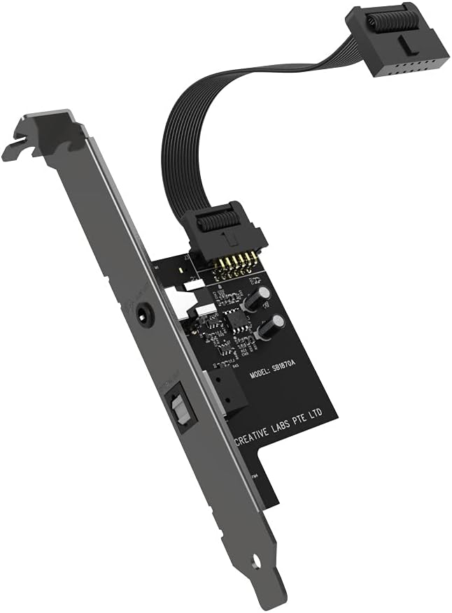 PCIe 5.1 Sound Card with Headphone Amp A367