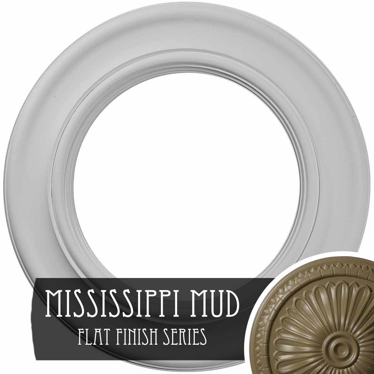 20 7/8 inch x 12 7/8 inch x 1 inch Ceiling Medallion L4581