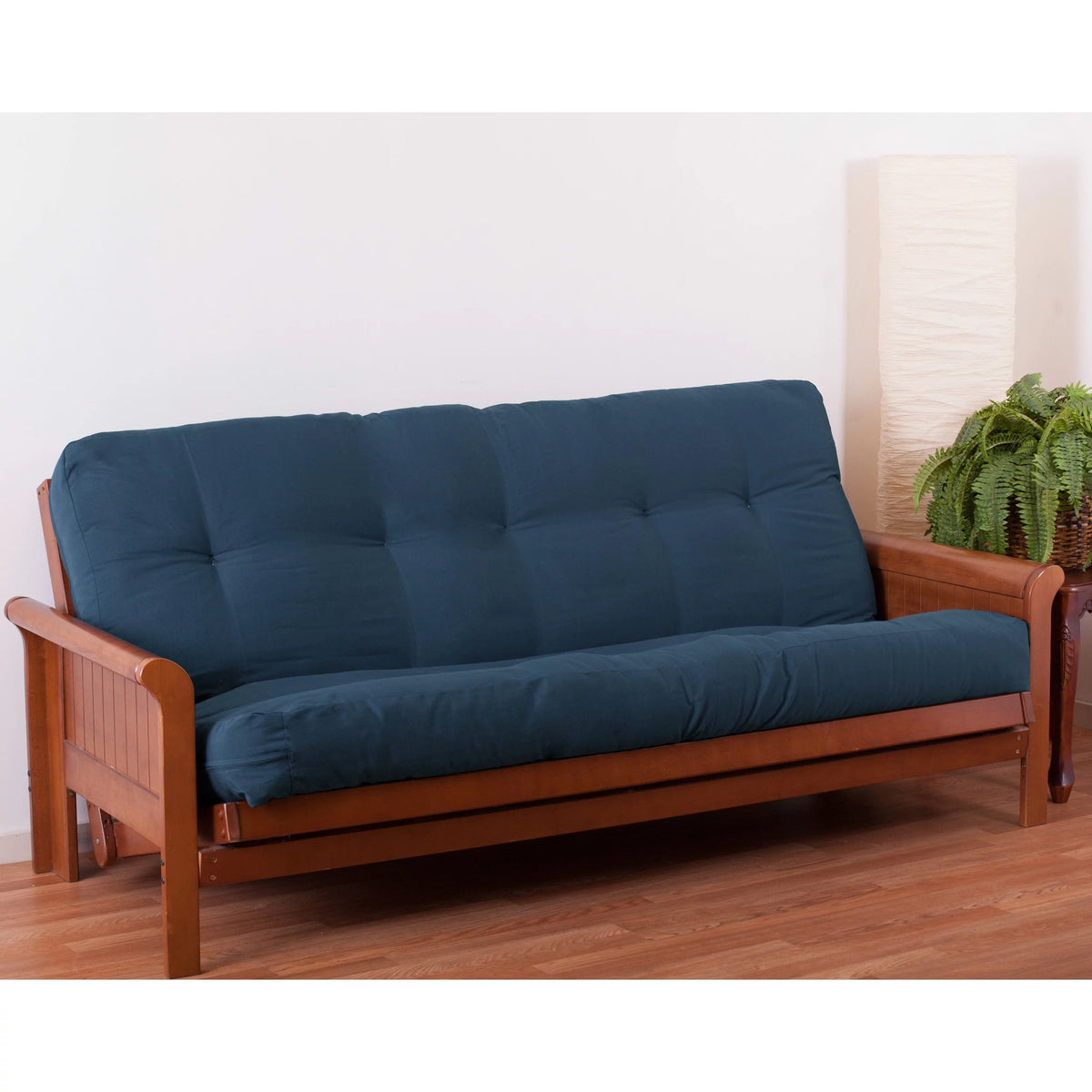 Black Full Size Twill Futon Mattress R457279