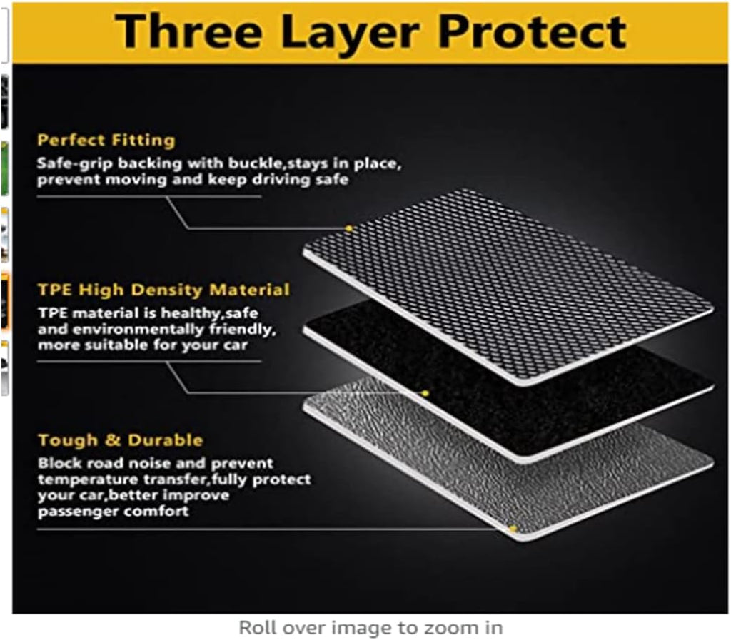 All-Weather Rubber Car Floor Mats S908