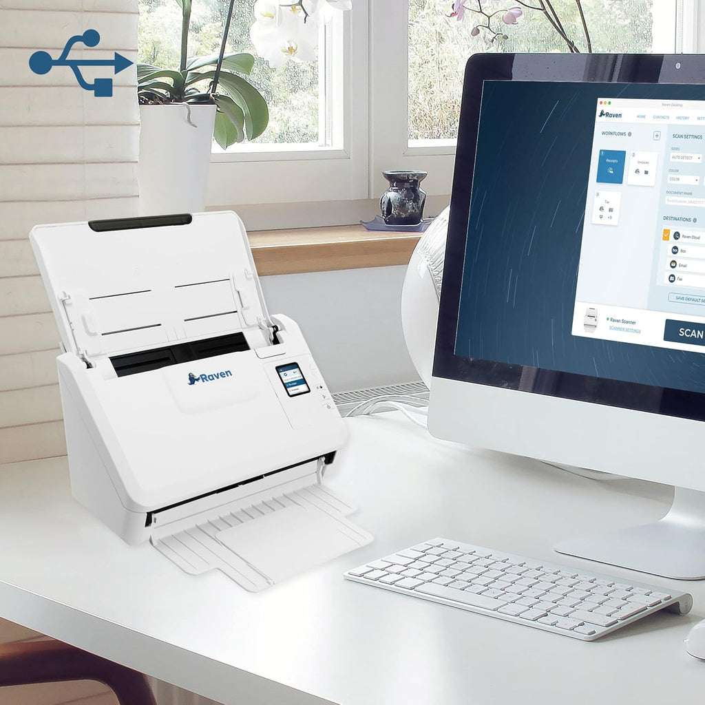 Document Scanner, Color, Duplex, Auto Document Feeder, USB S938453