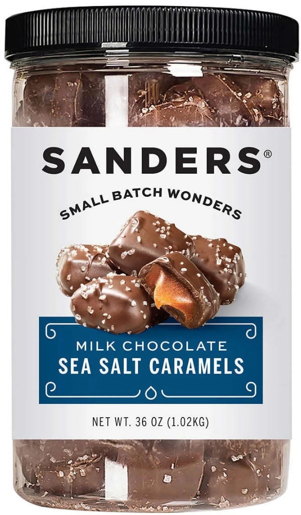 36 oz Milk Chocolate Sea Salt Caramel Candy Q992