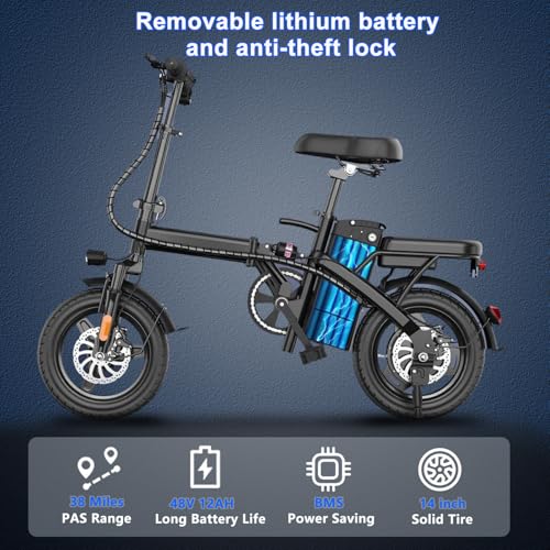 Folding Electric Bike 500W 48V 12AH X195