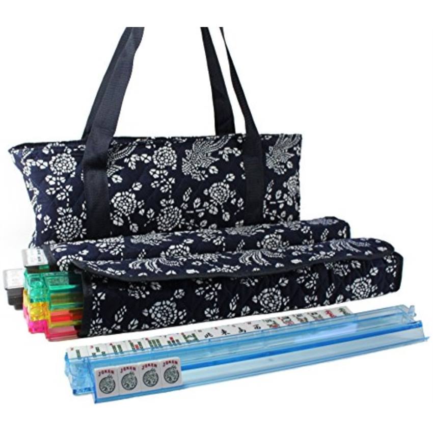 Blue Phoenix 166 Tiles American Mahjong Set with Soft Bag J78821