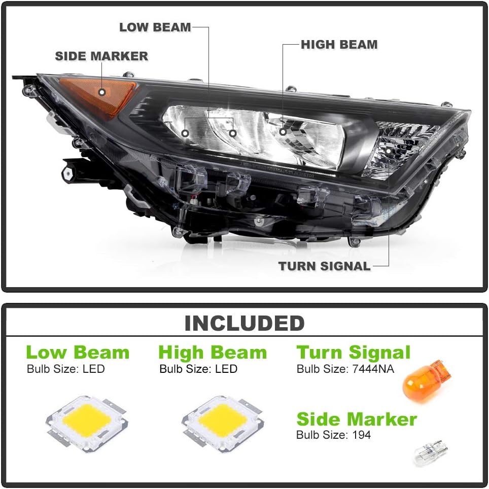 Toyota RAV4 LED Headlight Assembly Passenger Side E51282