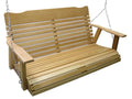 4 Foot Natural Cedar Porch Swing With Chain V69335