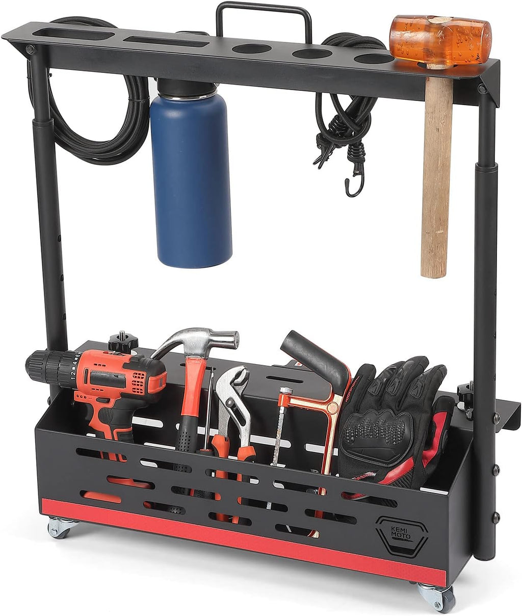 Aluminum Bed Storage Rack with Wheels W66700