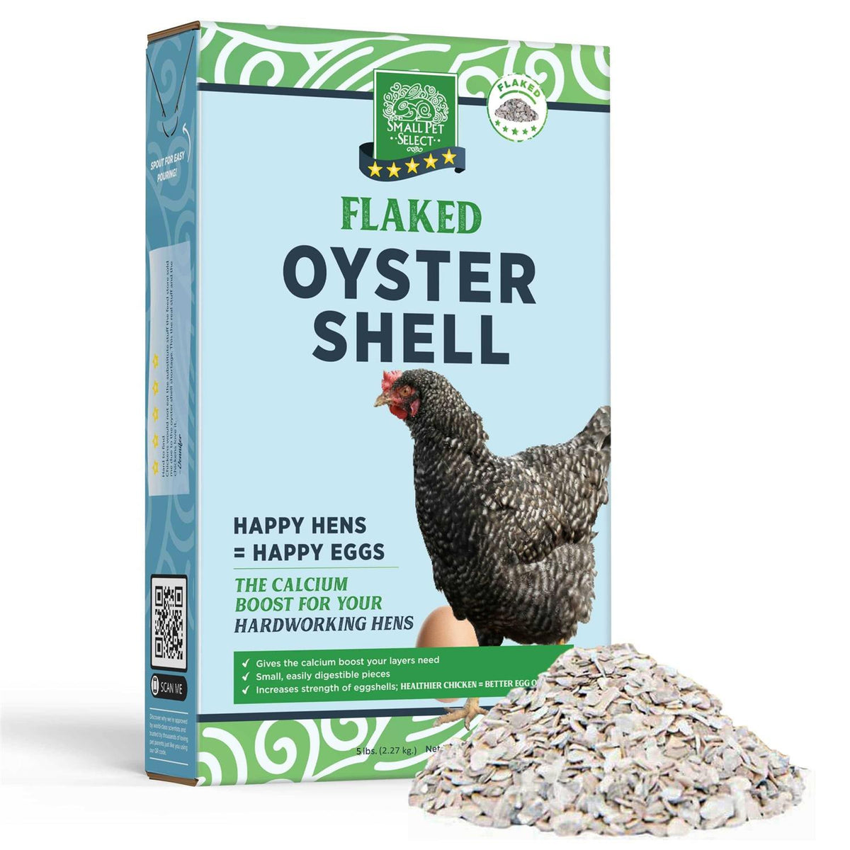 Flaked Oyster and Seashell Pet Supplies T529