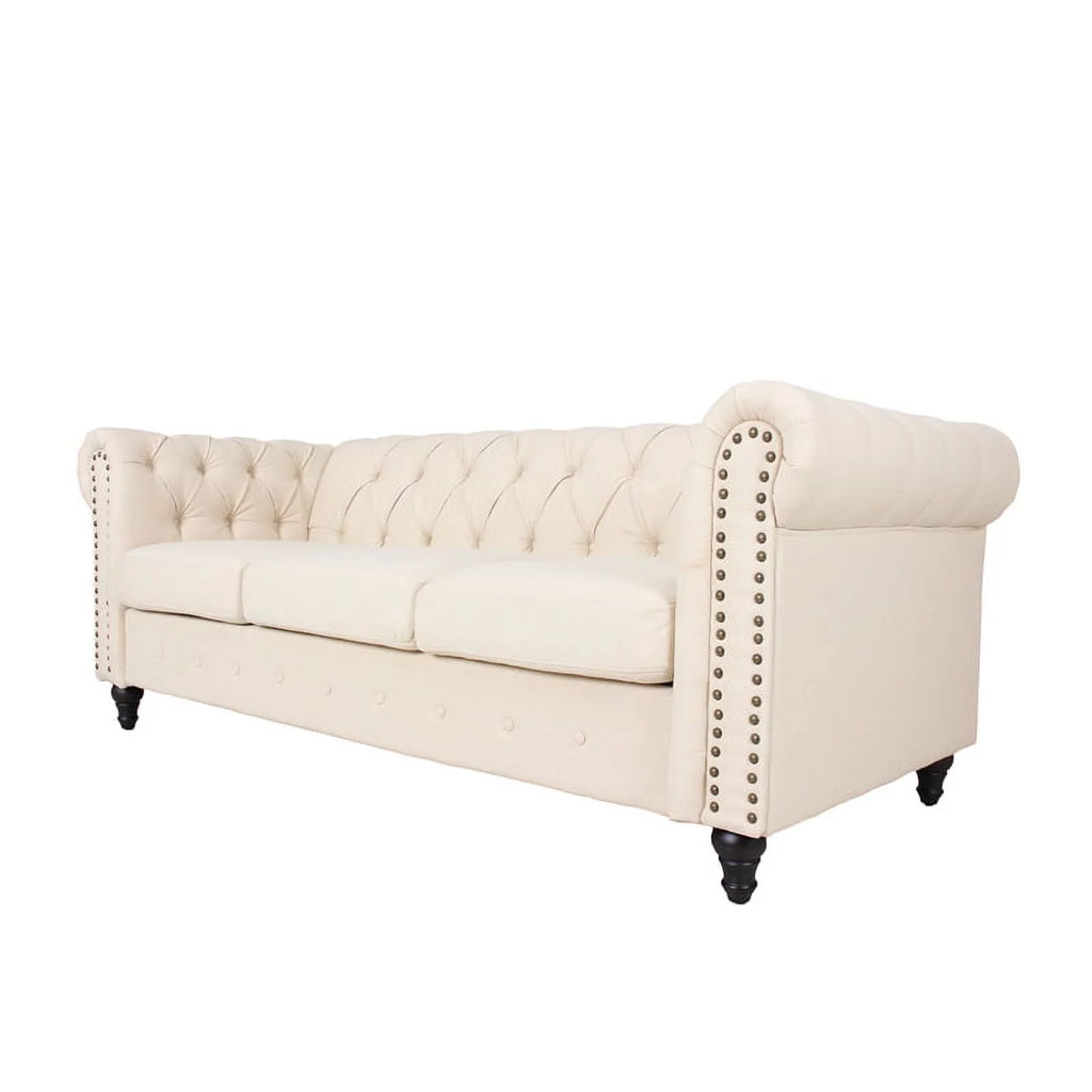 3 Piece Living Room Set with Sofa Loveseat and Accent Chair J60114