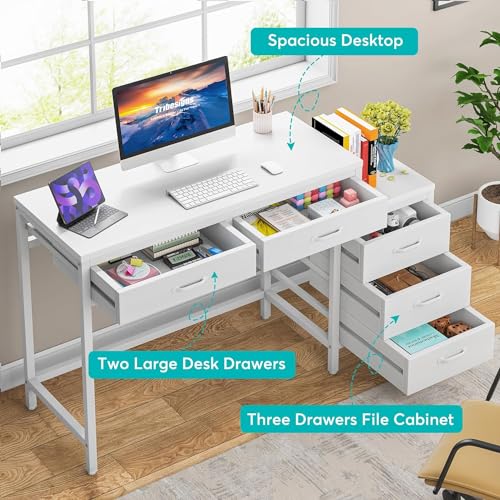 Computer Desk with 5 Drawers R188615