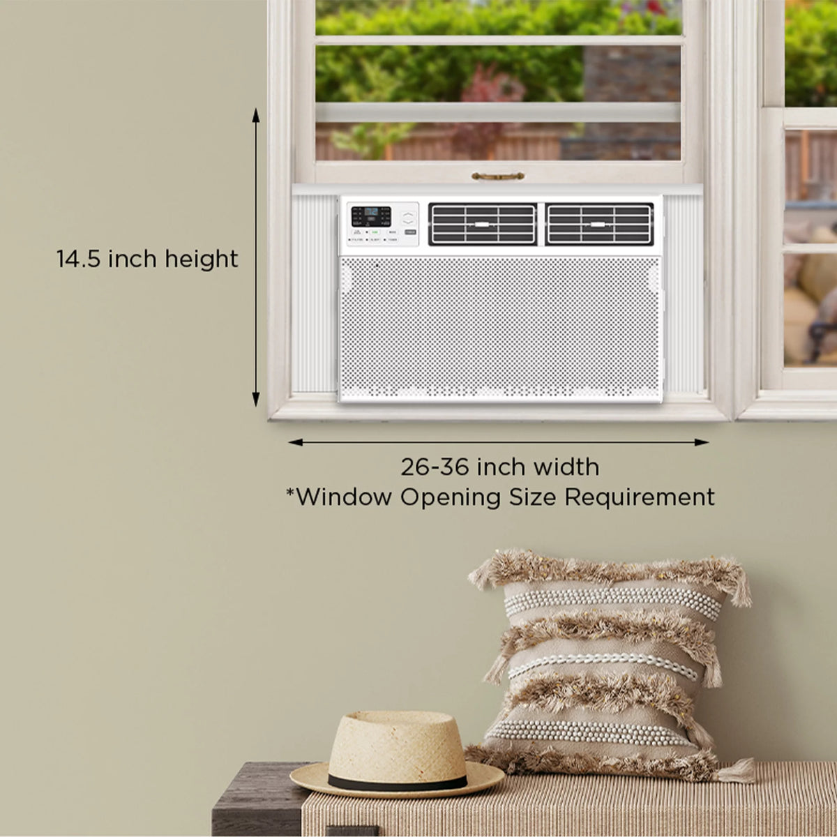 10,000 BTU Smart Window Air Conditioner V28113