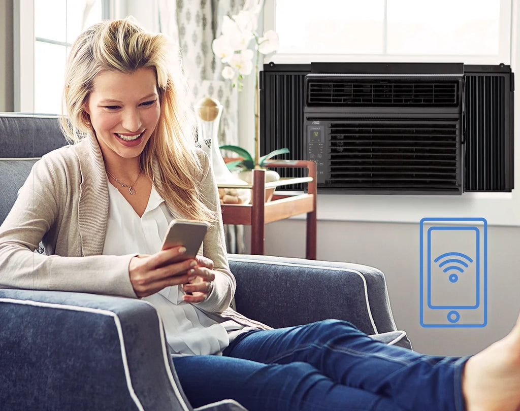 8,000 BTU Smart Window Air Conditioner E30969