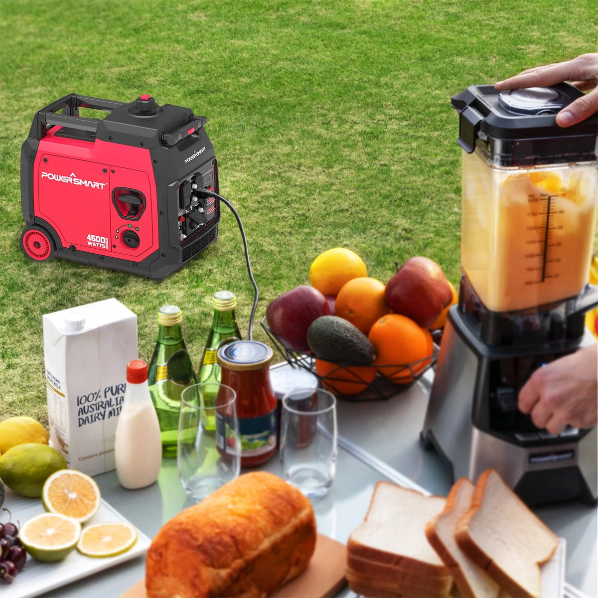 4500 Watt Portable Inverter Gas Generator L18452