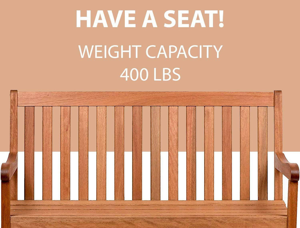 Eucalyptus Patio Bench N26892