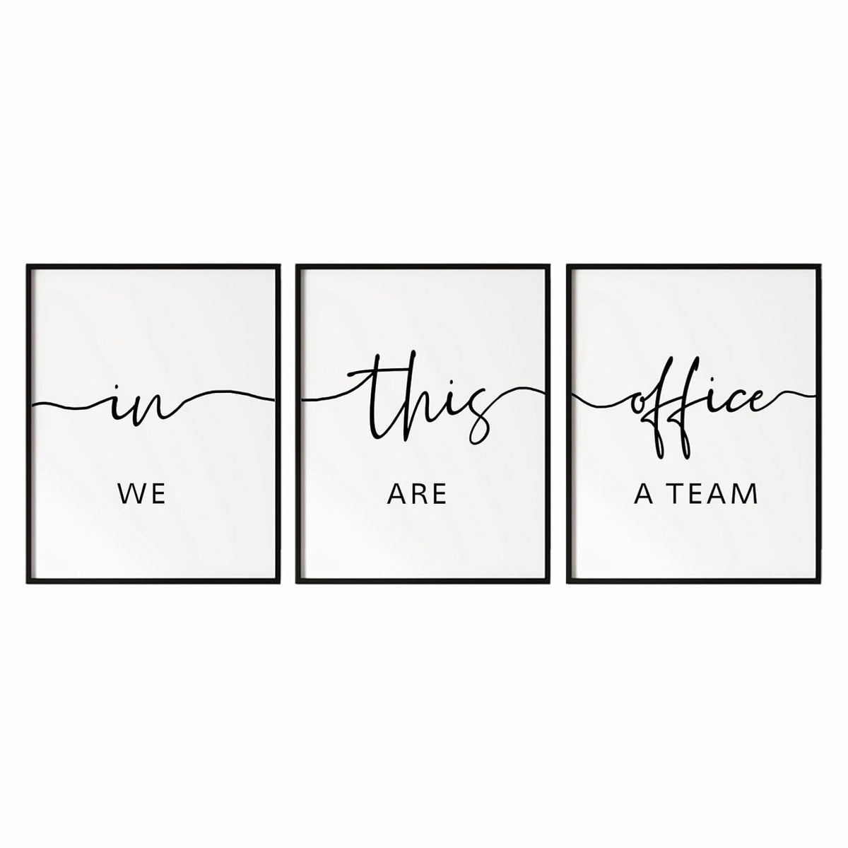 Set of 3 Prints Typography Art Unframed V2521