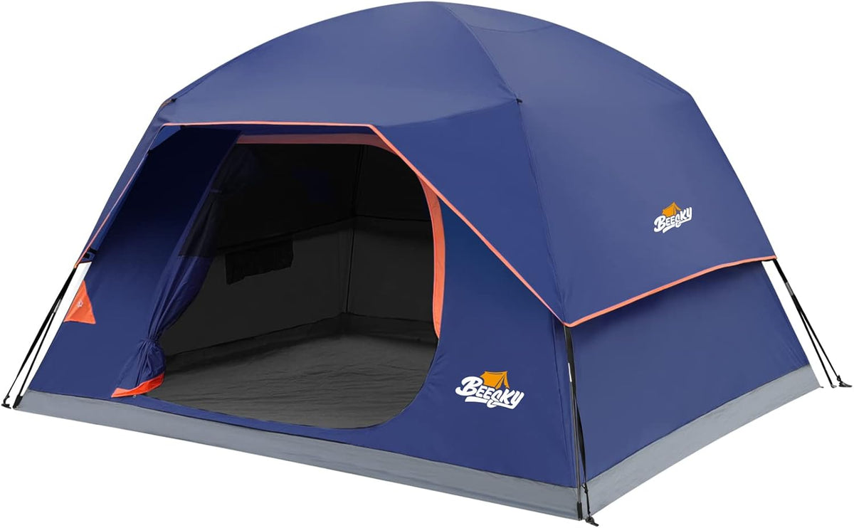 Camping Tent Waterproof 4/6/8 Person Double Layers Dome Tents with Removable Rainfly E64581