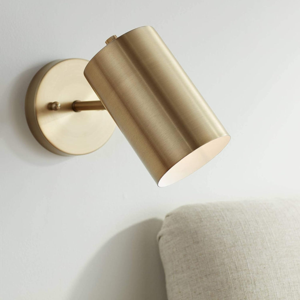 Polished Brass Plug-in Wall Lamp C182