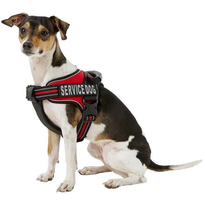 Service Dog Harness with Reflective Patches and Handle L587745