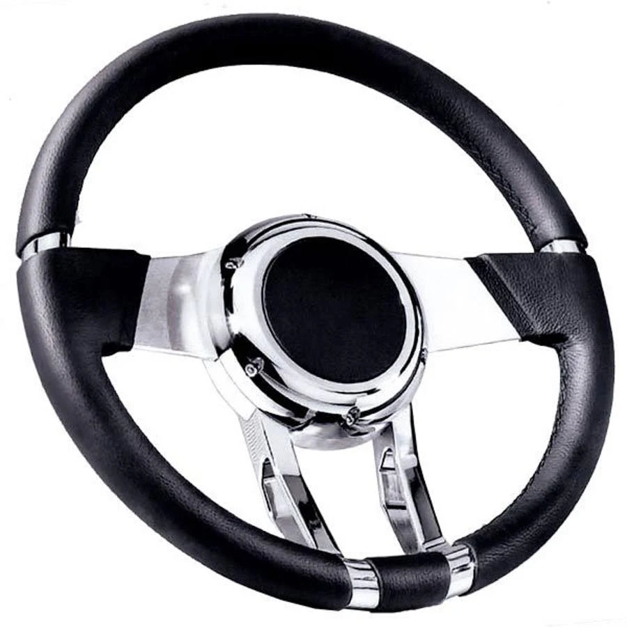 Black Waterfall Steering Wheel U7851