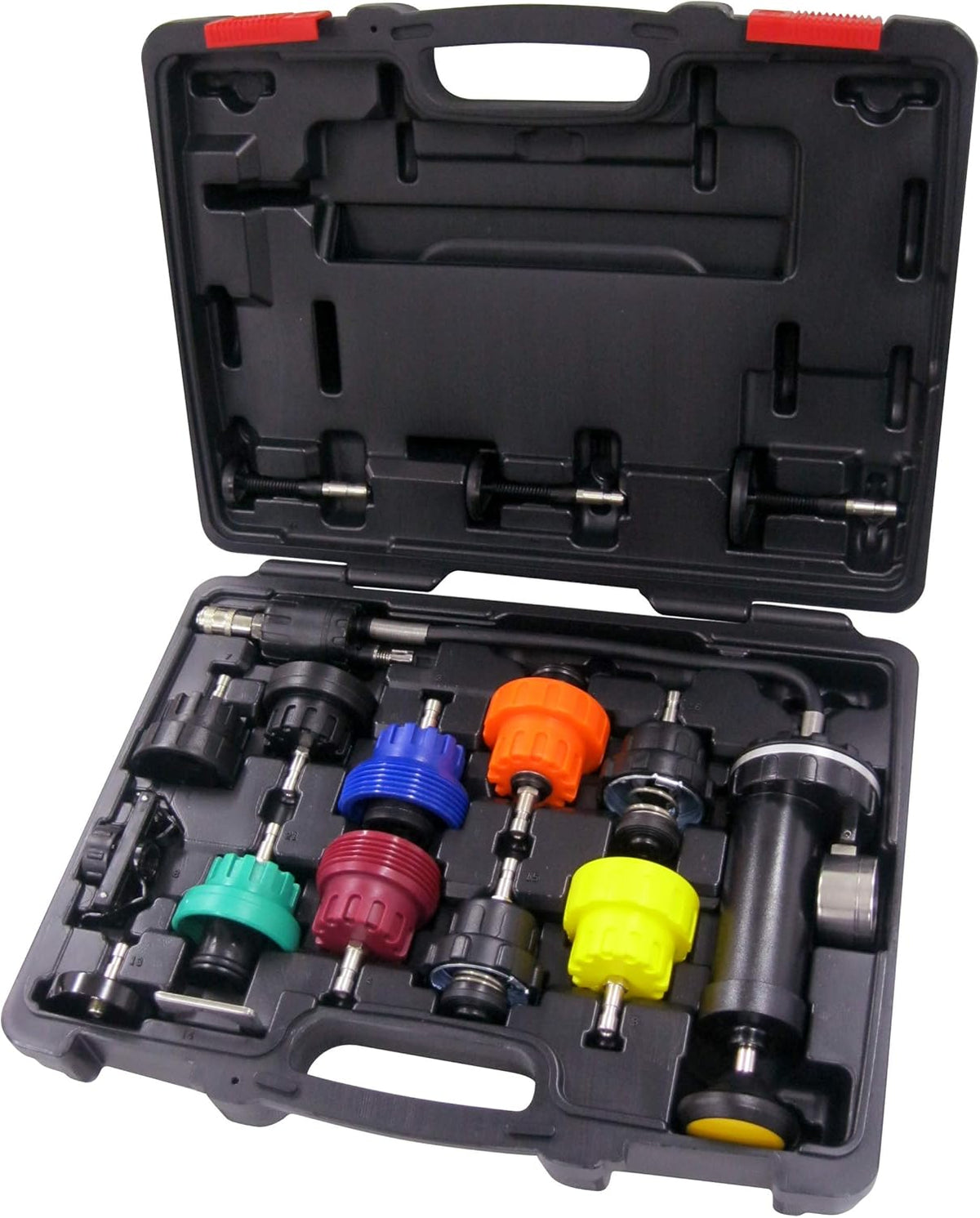 16 PCS Vacuum Type Radiator Pressure Tester Kit T4817