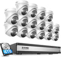 8CH 5MP PoE Security Camera System with 2TB HDD and 8pcs Wired Indoor Outdoor Cameras with 80ft Night Vision Y988