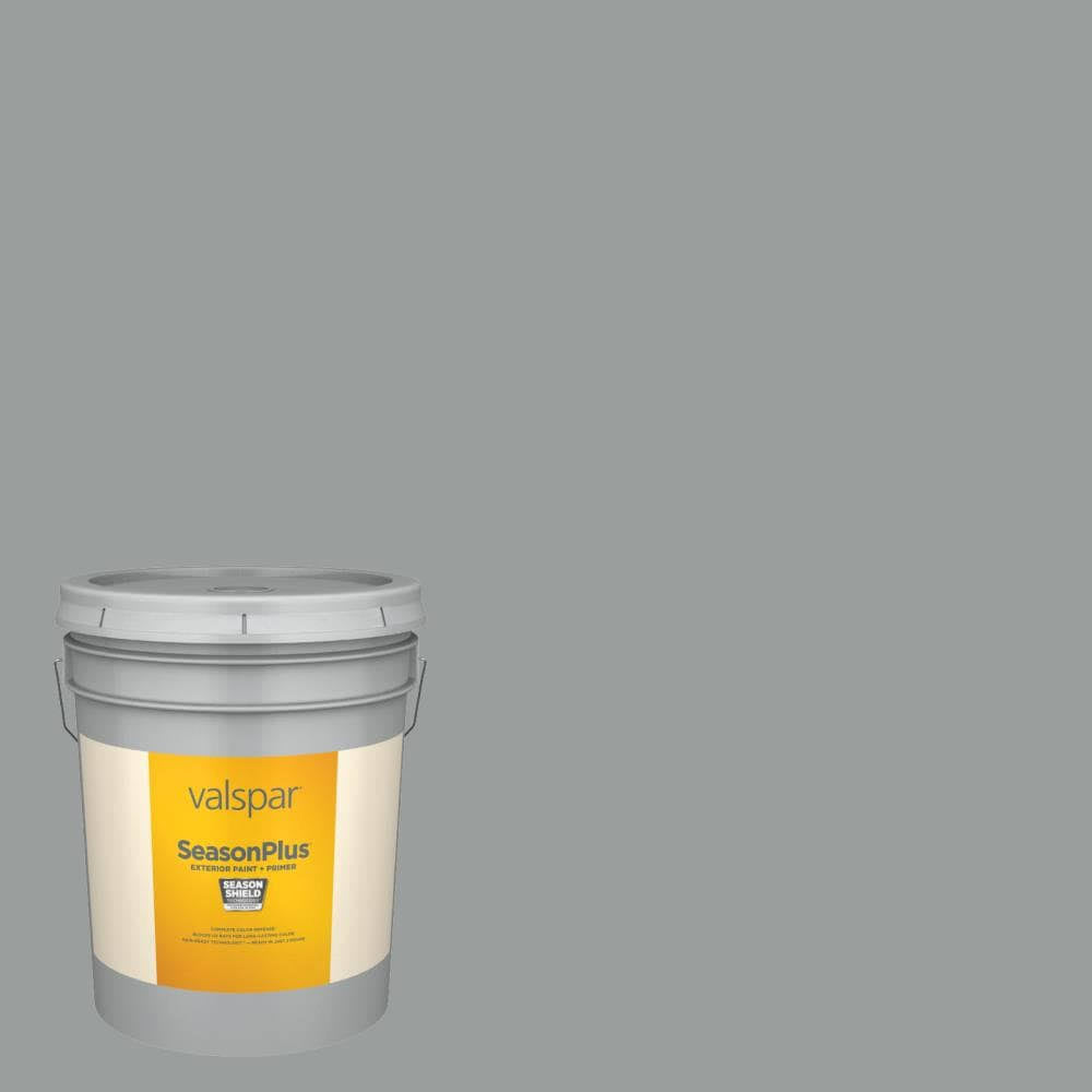 Satin Stone Mason Gray Exterior Paint (5-Gallon) H396