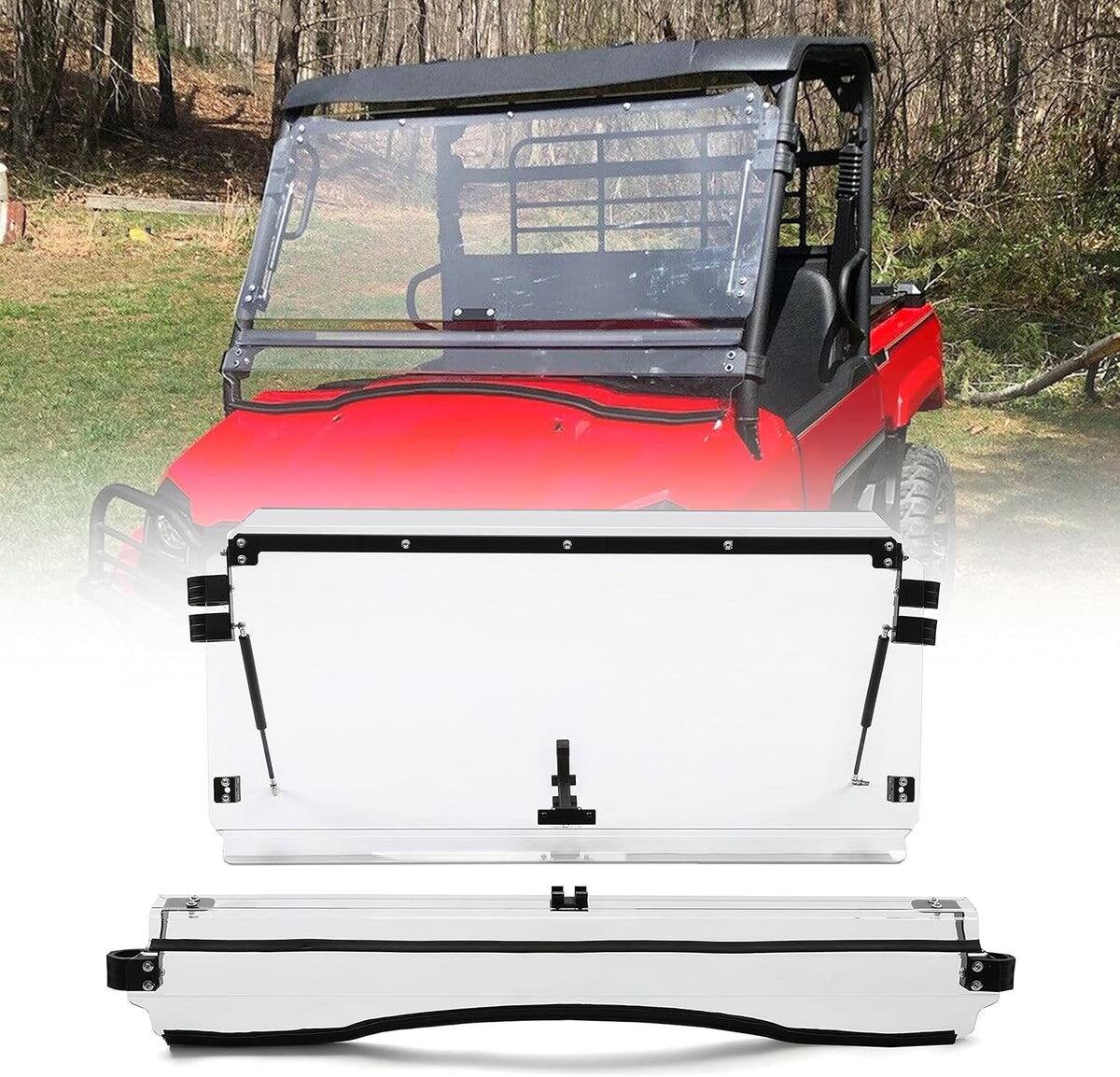 Clear Scratch Resistant 3-IN-1 Windshield B379530