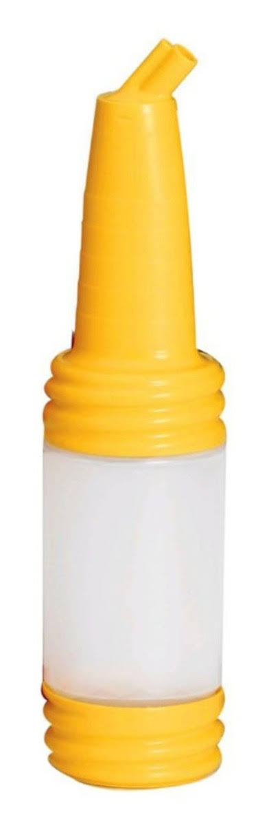 1 qt. Yellow Polyethylene Cocktail Container A9740