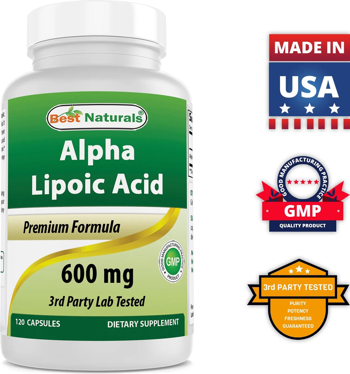 Alpha Lipoic Acid 600 mg 120 Capsules I35079