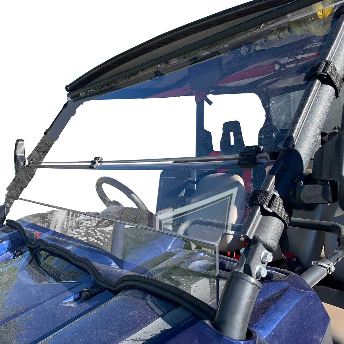 Folding Scratch Resistant Polycarbonate Windshield P452