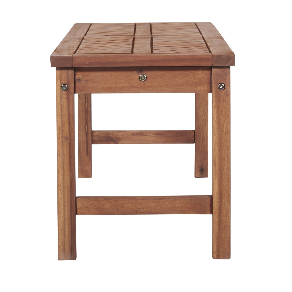 Brown Acacia Wood Bench O716