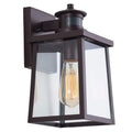 Motion Sensor Outdoor Wall Light in Oil Rubbed Bronze H1739