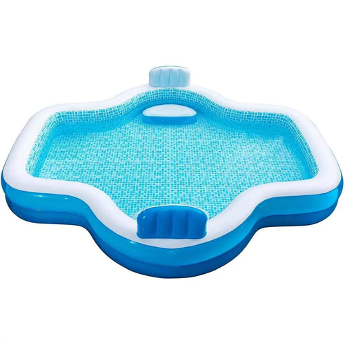 10 Feet Long Inflatable Pool with 2 Seats I444011