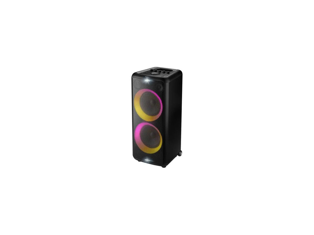 Portable Bluetooth Speaker with LED Lightning, Black G675998