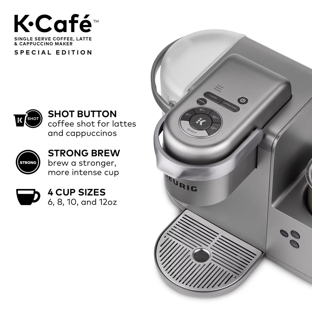 Single Serve K-Cup Pod Coffee, Latte and Cappuccino Maker J102