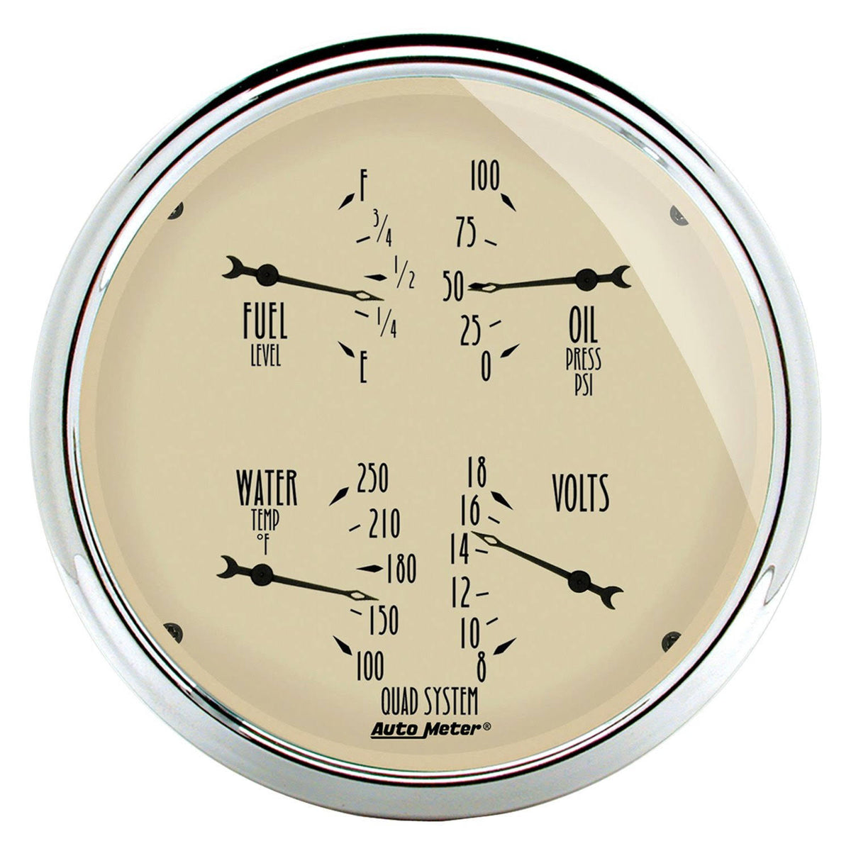 Antique Beige Quad Gauge R943312