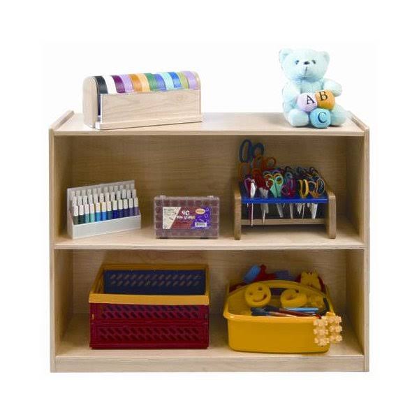 2 Shelf Birch Storage Cabinet R3321