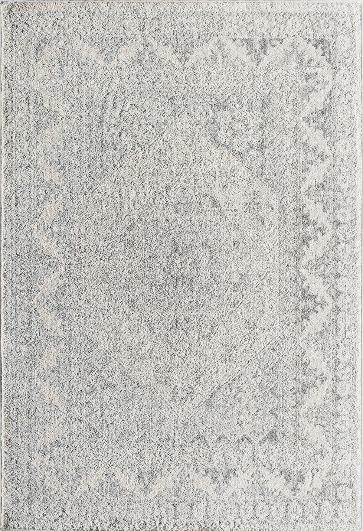 Grey Mist Vintage Transitional Area Rug D849