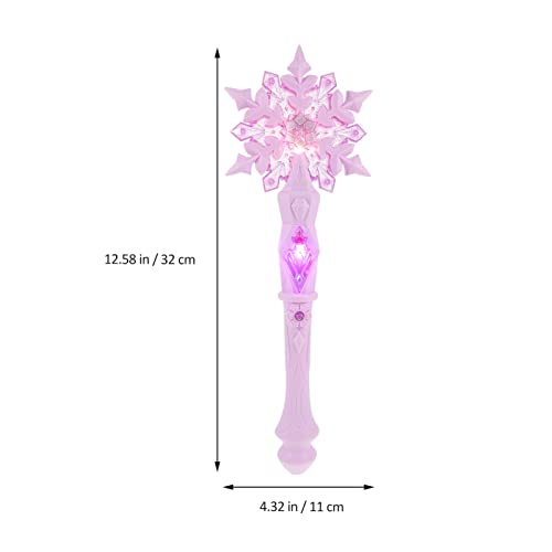 Glow Snowflake Fairy Wand with Sound, 12.59 Inch I989