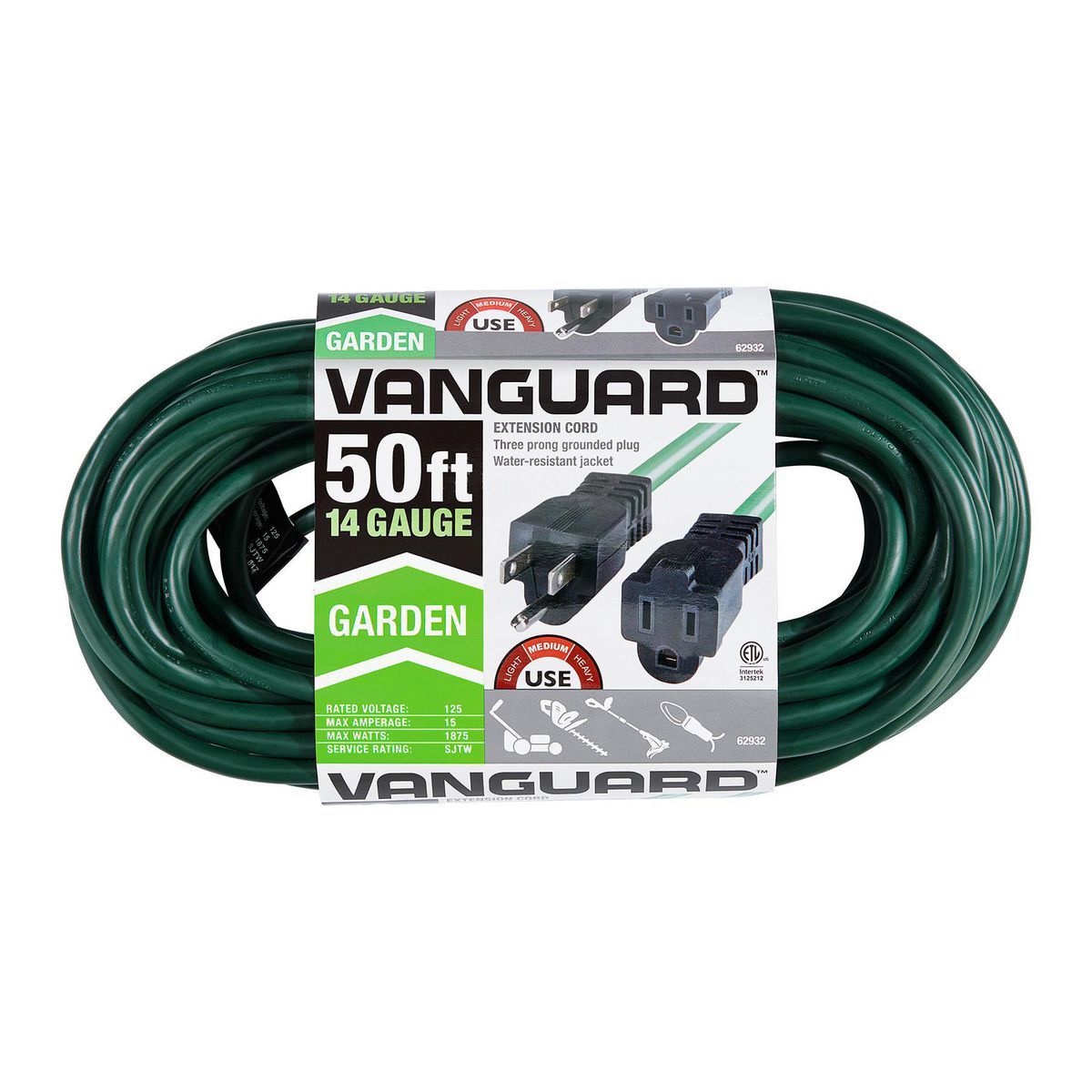 50 ft. 14/3 Gauge Outdoor Extension Cord S32165