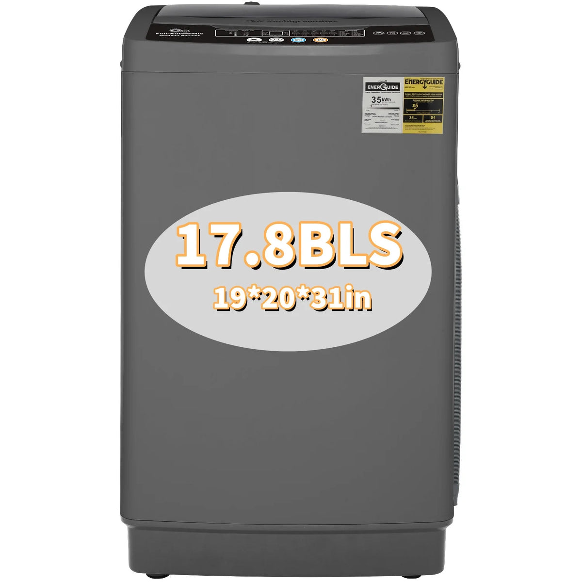 17.8 lbs Portable 2 in 1 Washer & Dryer S6671