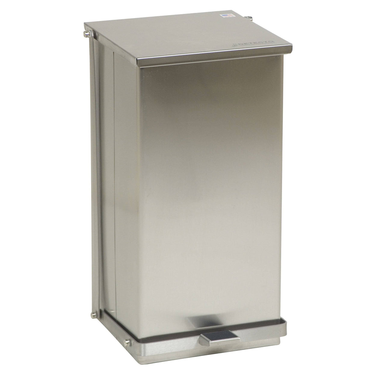Stainless Steel Step-On Can, 24 Quart F864755